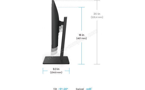 BENQ BL2786TC - Vue de droite