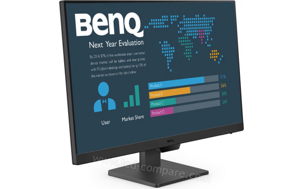 BENQ BL2790 - Vue 3/4 gauche