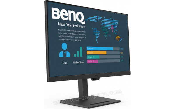 BENQ BL3290QT - Vue 3/4 gauche