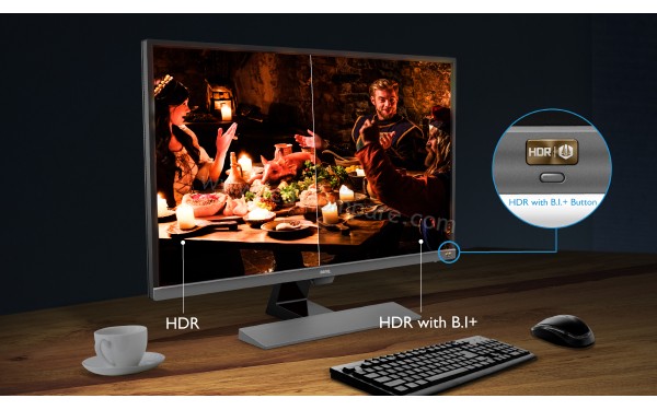 BENQ EW3270U - Utilisation du HDR avec BI+