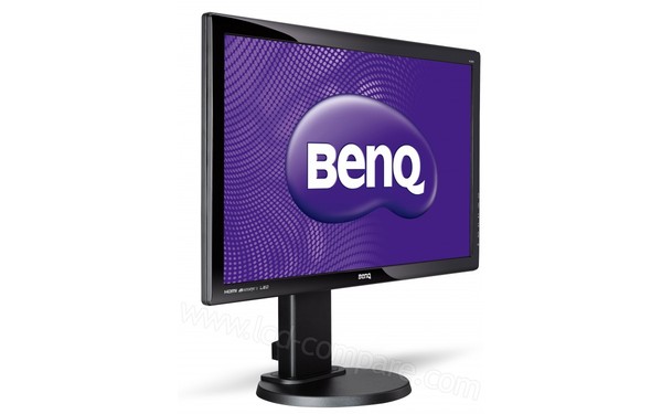 BENQ GL2450HT Noir - Vue 3/4 gauche
