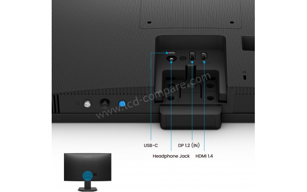 BENQ GW2490C - Connectiques