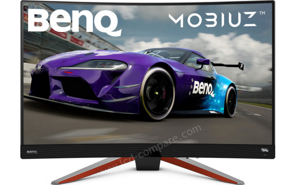 BENQ Mobiuz EX2710R - Vue de face position basse