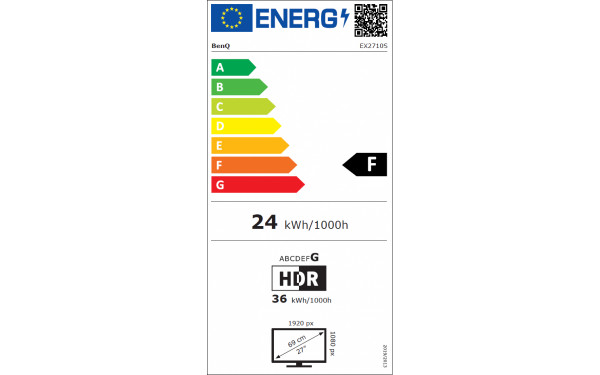 BENQ Mobiuz EX2710S - &Eacute;tiquette &eacute;nergie v2