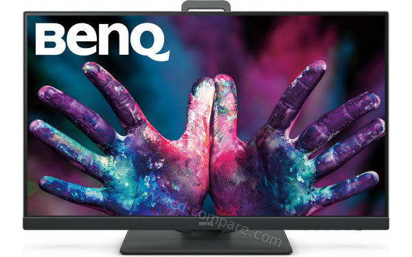 BENQ PD2705Q - Vue de face en position basse