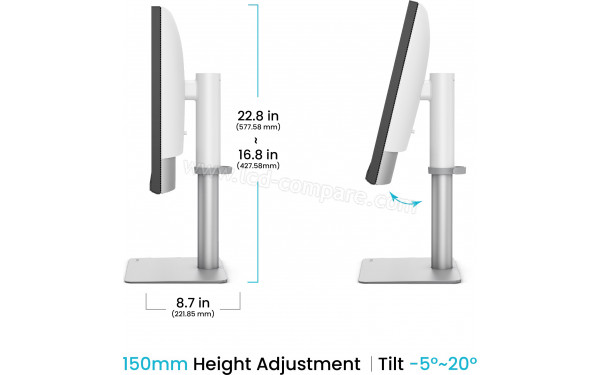 BENQ PD2730S - Vue de profil droit