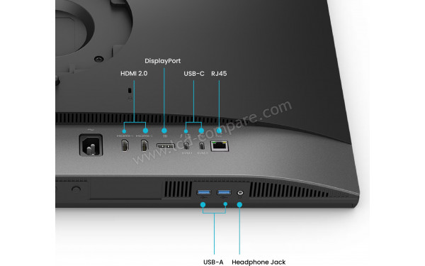 BENQ PD2770U - Connectiques
