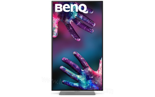 BENQ PD3220U - Vue de face en mode portrait