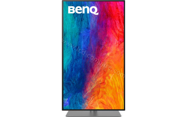 BENQ PD3225U - Vue de face en mode portrait
