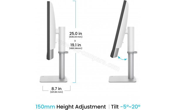 BENQ PD3226G - Vue de profil droit