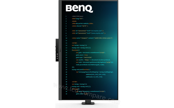 BENQ RD320UA - Vue de face en mode portrait