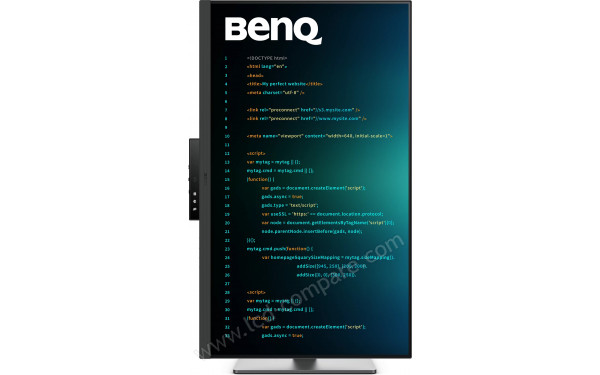 BENQ RD320U - Vue de face en mode portrait