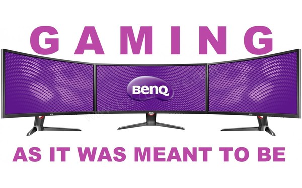 BENQ XR3501 - Le jeu comme il devrait l'&ecirc;tre selon BenQ ! (1 seul &eacute;cran fourni par d&eacute;faut)