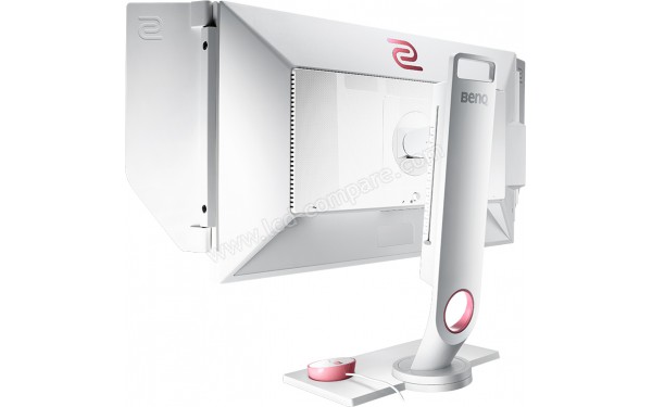 BENQ Zowie XL2546 Divina Pink - Vue 3/4 arri&egrave;re