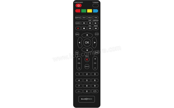 BLUETECH TVLED32BT01 - T&eacute;l&eacute;commande