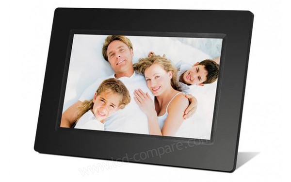 BRAUN DigiFrame 711 Noir - Vue de face