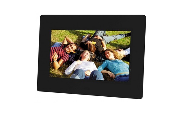 BRAUN DigiFrame 709 Noir - Vue 3/4 droite