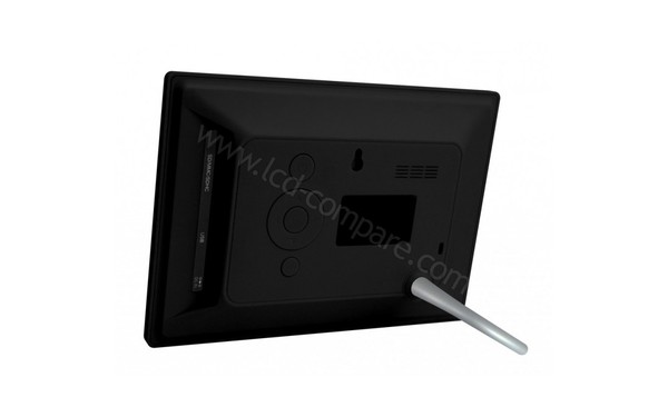 BRAUN DigiFrame 709 Noir - Vue 3/4 arri&egrave;re