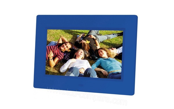 BRAUN DigiFrame 709 Bleu - Vue 3/4 droite