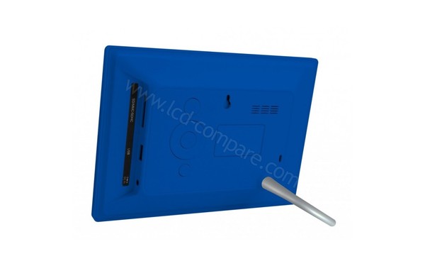 BRAUN DigiFrame 709 Bleu - Vue 3/4 arri&egrave;re