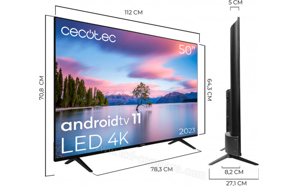 CECOTEC ALU10050S - Vue 3/4 gauche