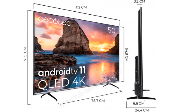 CECOTEC VQU10050 - Vue 3/4 gauche