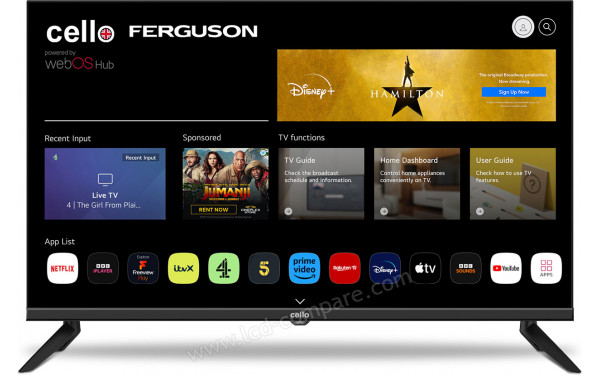 CELLO CS32WS01H - Vue de face