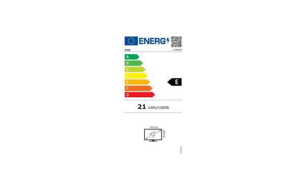 CHIQ 27P626F - &Eacute;tiquette &eacute;nergie v2