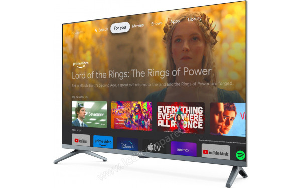 CHIQ L32H8CG - Vue 3/4 droite