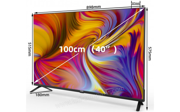 CHIQ L40H7G - Vue 3/4 droite