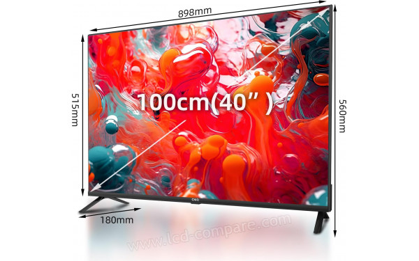 CHIQ L40QH7G - Vue 3/4 droite