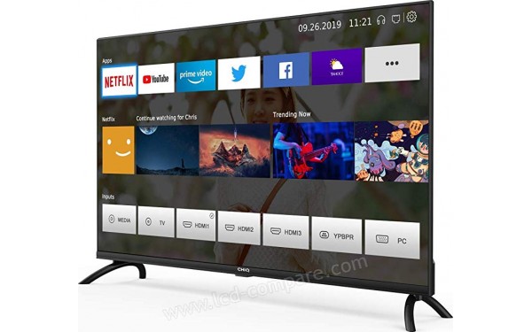 CHIQ U43H7L - Vue 3/4 droite