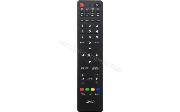 CHIQ UHD65E6200ISX2 2018 - T&eacute;l&eacute;commande