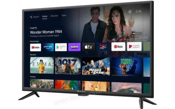 CONTINENTAL EDISON CELED32SA22B7 - Vue 3/4 droite