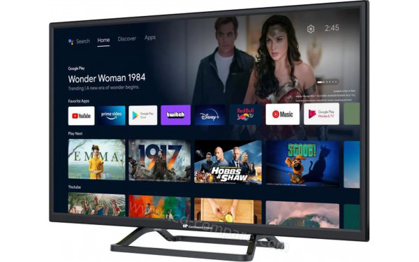 CONTINENTAL EDISON CELED32SA22V2B6 - Vue 3/4 droite