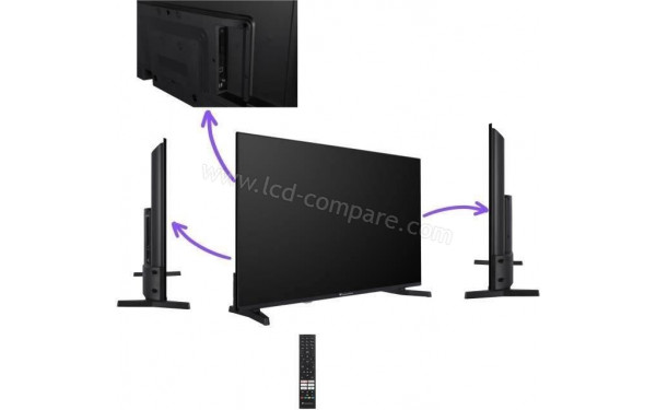 CONTINENTAL EDISON CELED43SAUHD24B3 - Multi-vues