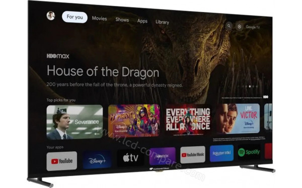 CONTINENTAL EDISON CELED43SGQLD24B6 - Vue 3/4 gauche