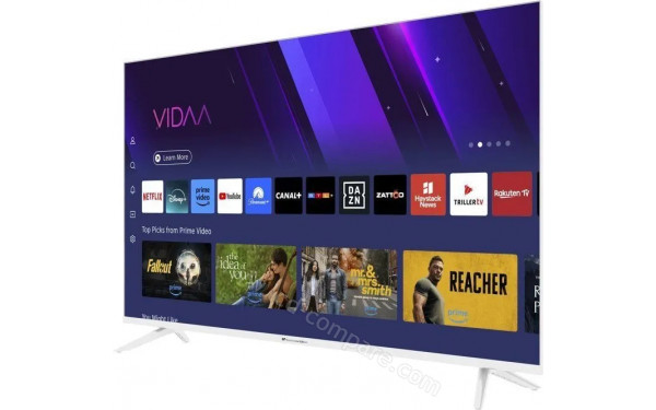 CONTINENTAL EDISON CELED43SVQLB26B7 - Vue 3/4 droite