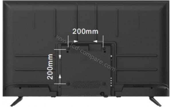 CONTINENTAL EDISON CELED43SVQLD25B6 - Vue de l'arri&egrave;re