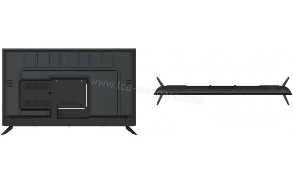 CONTINENTAL EDISON CELED50SAFM20B6 - Vues de l'arri&egrave;re et du dessus