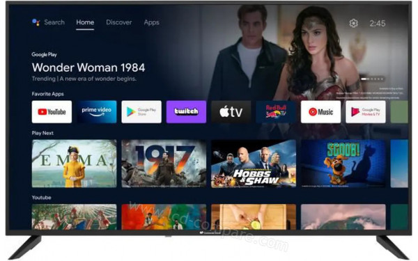 CONTINENTAL EDISON CELED50SAV222B6 - Vue de face