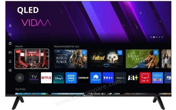 CONTINENTAL EDISON CELED50SVQLD25B6 - Vue de face