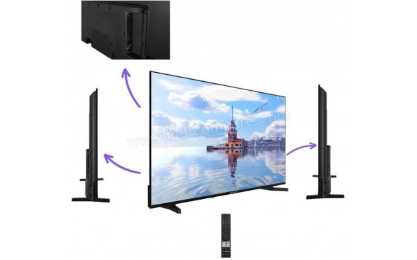 CONTINENTAL EDISON CELED55SAQLD24B3 - Multi-vues