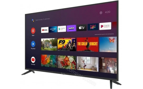 CONTINENTAL EDISON CELED55SAUDV23B7 - Vue 3/4 droite