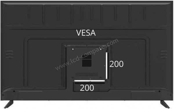 CONTINENTAL EDISON CELED55SAUDV23B7 - Vue de l'arri&egrave;re