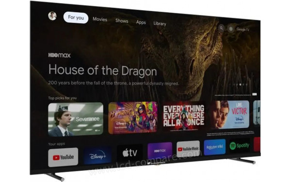 CONTINENTAL EDISON CELED55SGQLD24B6 - Vue 3/4 gauche