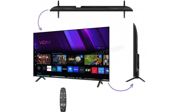 CONTINENTAL EDISON CELED55SV2UD25B6 - Multi-vues