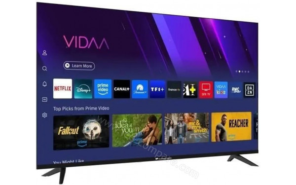 CONTINENTAL EDISON CELED55SVUHD25B6 - Vue 3/4 gauche