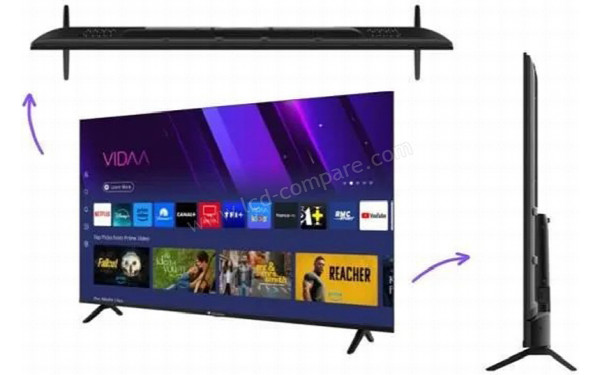 CONTINENTAL EDISON CELED65SVQLD25B6 - Multi-vues