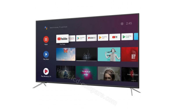 CONTINENTAL EDISON CEQLED50SA21B7 - Vue 3/4 droite